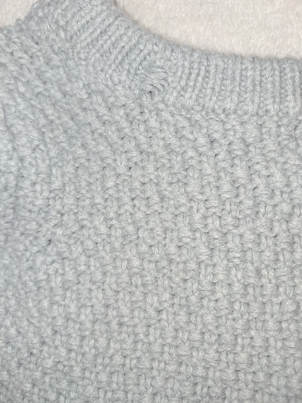 GAP Baby Knit Sweater in Light Gray